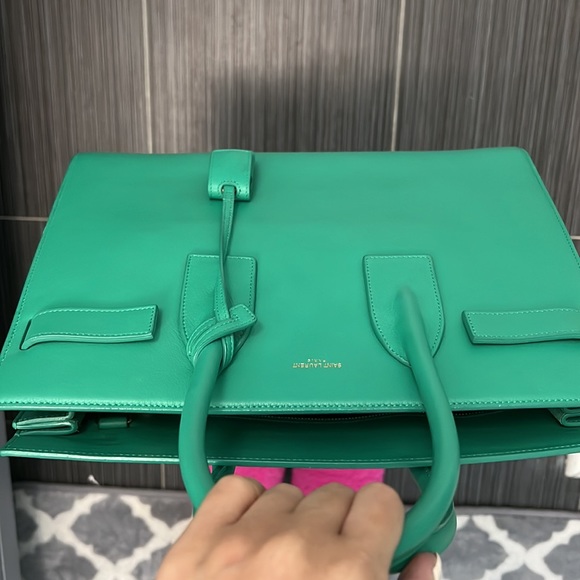 Green Saint Laurent sac de jour - Picture 9 of 11